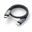 Satechi USB Type-C Male to Lightning Male Cable (0.8')