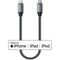 Satechi USB Type-C Male to Lightning Male Cable (0.8')