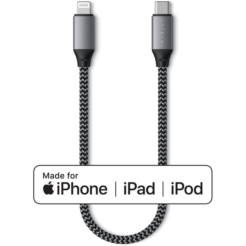 Satechi USB Type-C Male to Lightning Male Cable (0.8')