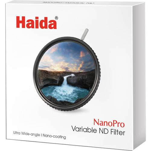 Haida 95mm NanoPro Variable Neutral Density 1.2 to 2.7 Filter (4 to 9-Stop)