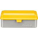 Kodak Steel 120/135mm Film Case (Yellow Lid/Silver Body)