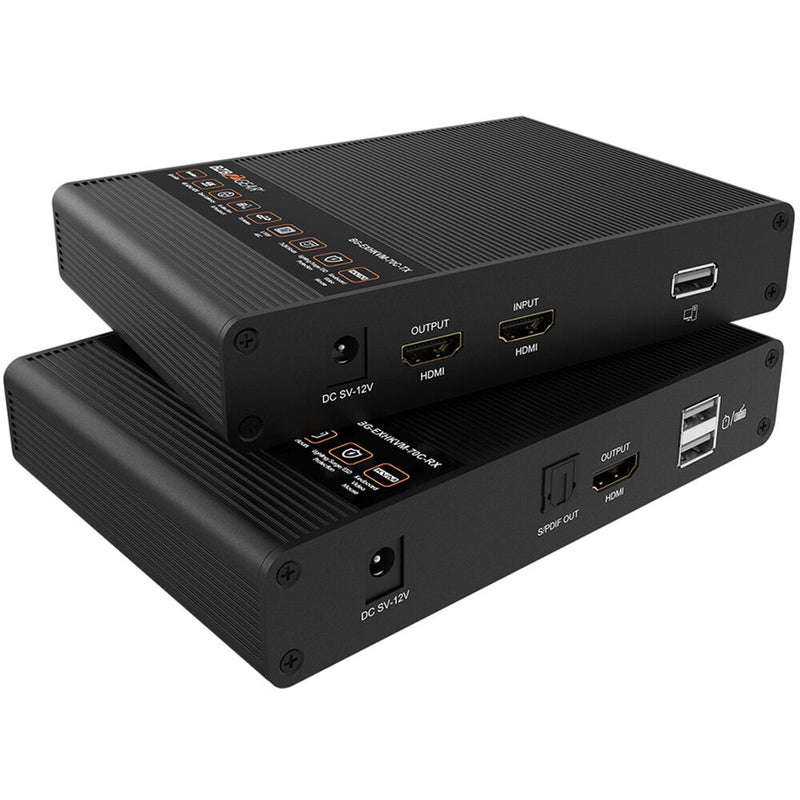 BZBGear 4K 60Hz HDR HDMI/KVM/ARC Extender Kit with Zero Latency (Up to 230')