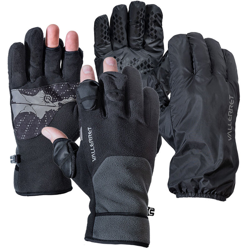 Vallerret Milford Fleece Gloves with Rain Covers (Extra-Small)