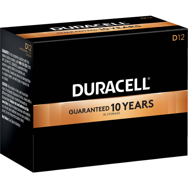 Duracell MN1300 1.5V D Alkaline Battery (12-Pack)