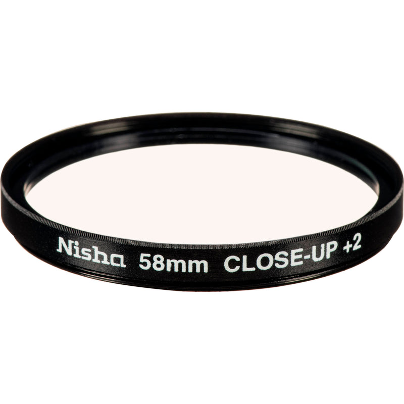 Nisha 58mm Close-Up Lens Set (+1, +2, +4, Macro)