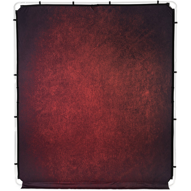 Manfrotto EzyFrame Vintage Background Cover (6.5 x 7.5', Crimson)