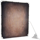 Manfrotto EzyFrame Vintage Background Kit (6.5 x 7.5', Walnut)