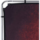 Manfrotto EzyFrame Vintage Background Kit (6.5 x 7.5', Crimson)