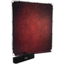 Manfrotto EzyFrame Vintage Background Kit (6.5 x 7.5', Crimson)