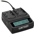 Watson Duo LCD Charger for Sony P, H, & V Series Batteries