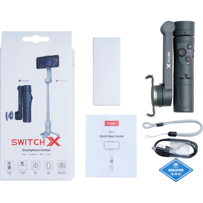 Sirui DKSD Duken Switch X Smartphone Stabilizer/Selfie Stick (Dark Gray)