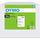 Dymo Extra Large Shipping Labels for LabelWriter 4XL/5XL (4 x 6", 220 Labels/Roll, 20 Rolls, White)