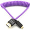 Kondor Blue Gerald Undone Braided Coiled High-Speed Micro-HDMI to&nbsp;HDMI Cable (Limited Purple Edition, 12 to 24")