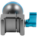 Kondor Blue NATO Clamp to Ball Head for Magic Arms (Space Gray)