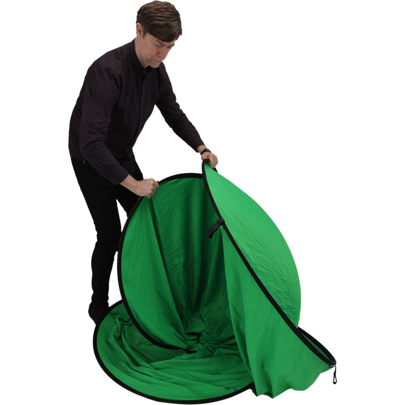 Impact 8 x 10' Collapsible Background (Chroma Green)