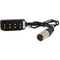 IndiPRO Tools 4-Pin Male XLR to 4-Way D-Tap Splitter Cable (22")