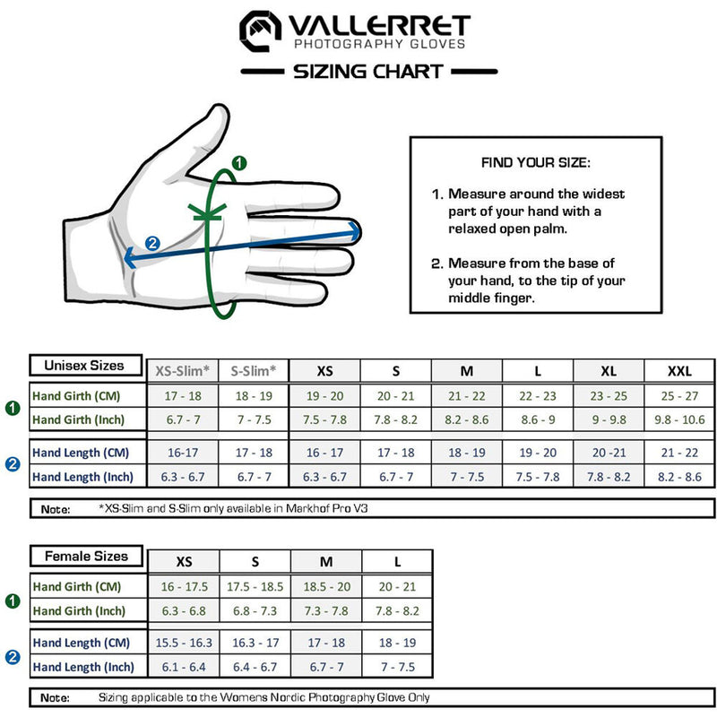 Vallerret Power Stretch Pro Liner Photography Gloves (Extra-Extra Large, Black)