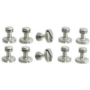 Desmond Knurled 3/8"-16 Slotted Screws (10-Pack)