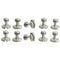 Desmond Knurled 3/8"-16 Slotted Screws (10-Pack)