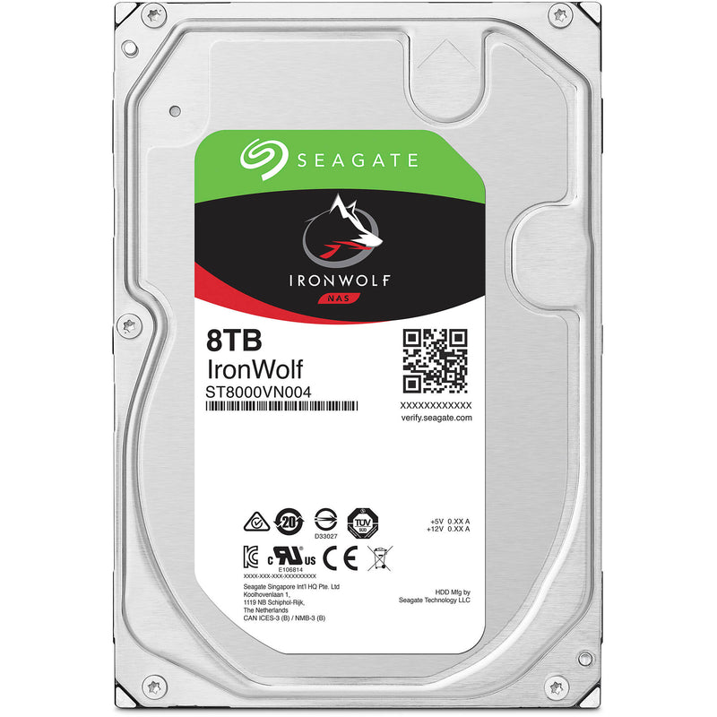 Seagate 8TB IronWolf 7200 rpm SATA III 3.5" Internal NAS HDD (OEM)