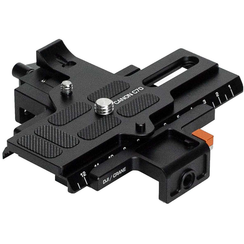 Bright Tangerine DJI Riser Kit for 15mm Baseplate & Canon C70