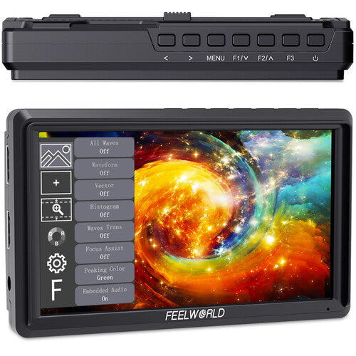 FeelWorld FW568 V2 5.5" IPS 500 cd/m&sup2; On-Camera Monitor