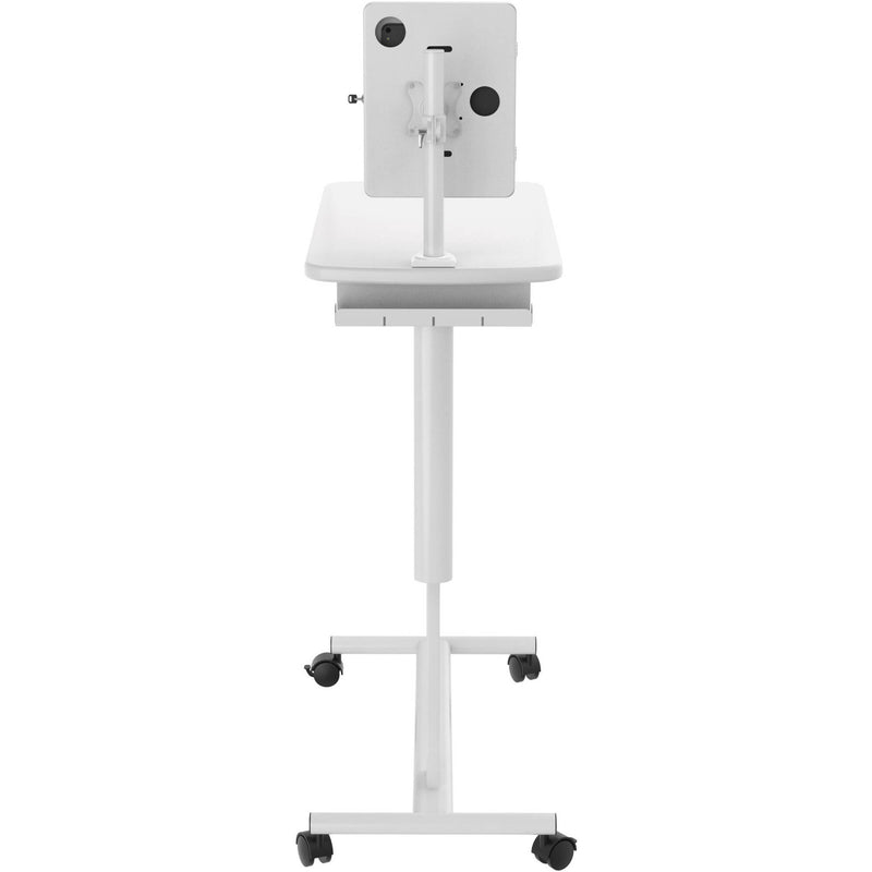 CTA Digital Height-Adjustable Rolling Medical Workstation Cart with Security Enclosure