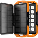 ToughTested 10,000 mAh Dual Solar Switchback Power Pack with LED Light Panel