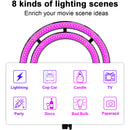 GVM Bi-Color RGB LED Soft Double Ring Light (18")