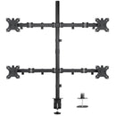 Mount-It! Quad-Monitor Desk Mount for 19 to 32" Displays