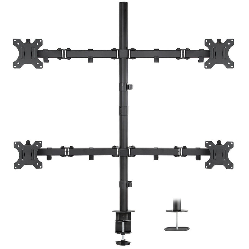 Mount-It! Quad-Monitor Desk Mount for 19 to 32" Displays