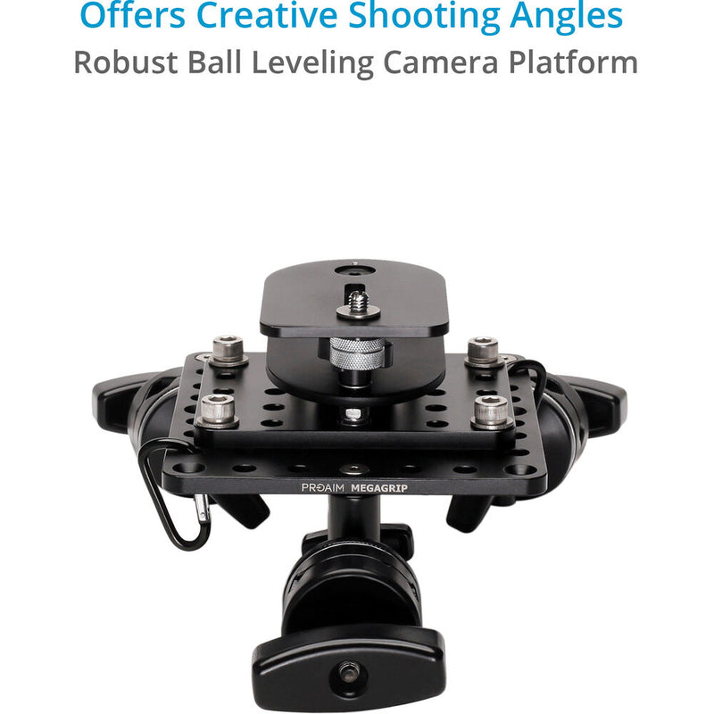 Proaim Megagrip Suction Cup Camera Car Mount with Flight Case