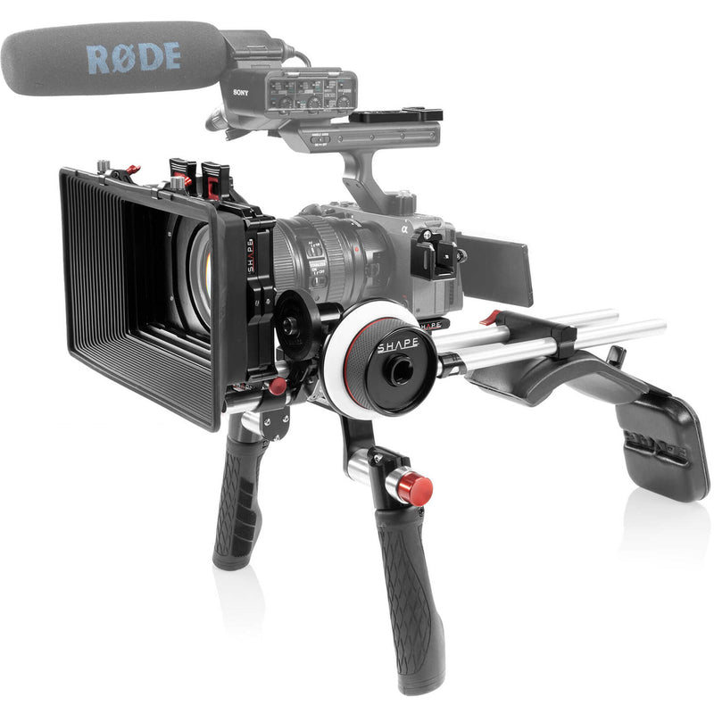 SHAPE Shoulder Mount with Matte Box and Follow Focus for Sony FX3