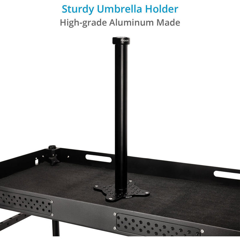 Proaim Umbrella with Holder Stand for Video Production Camera Cart