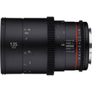 Rokinon 135mm T2.2 DSX High-Speed Cine Lens (Fuji X Mount)