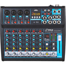 Pyle Pro PMXU83BT Compact 8-Channel, Bluetooth-Enabled Audio Mixer