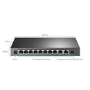 TP-Link TL-SG1210MPE 10-Port Gigabit PoE+ Compliant Managed Network Switch