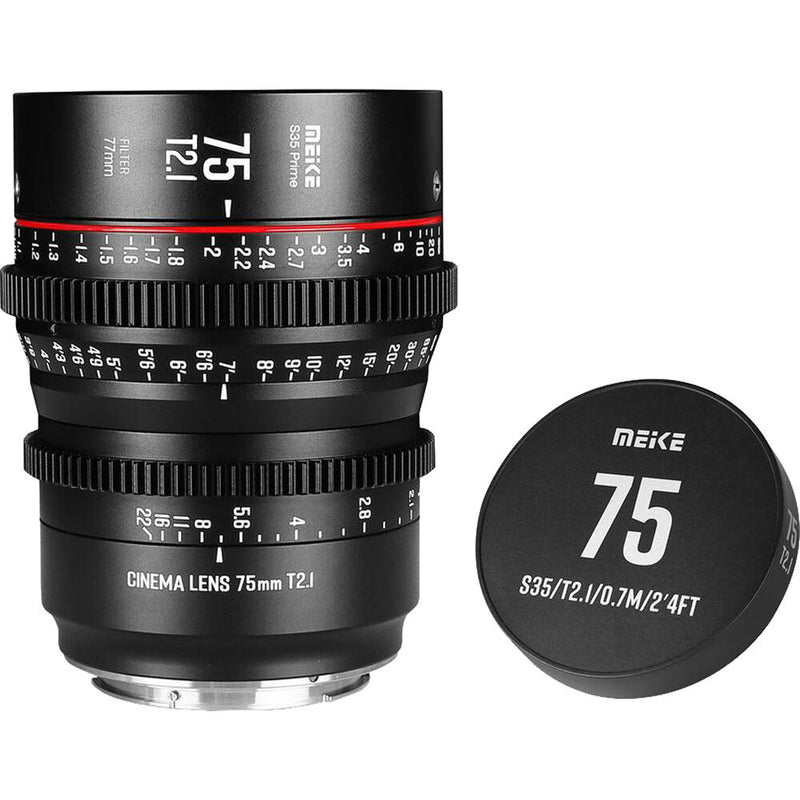 Meike 75mm T2.1 Super35 Prime Cine Lens (EF Mount)