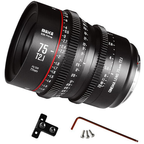 Meike 75mm T2.1 Super35 Prime Cine Lens (EF Mount)