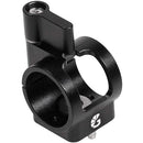 Bright Tangerine 19mm Single-Rod Clamp with 3/8"-16 ARRI-Style Anti-Twist Mount