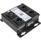 Sescom SES-4X1F3M-CATBX 4-Channel Passive Audio Extender Cat 5/6/7, 1 x (F) XLR, 3 x (M) XLR to RJ45