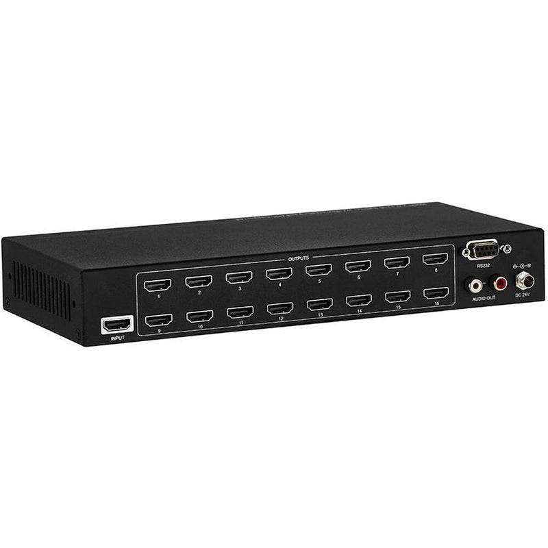 KanexPro 1x16 HDMI 2.0 Splitter with Downscaling