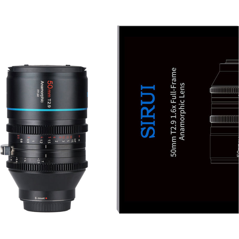 Sirui 50mm T2.9 Full Frame 1.6x Anamorphic Lens (Canon RF)