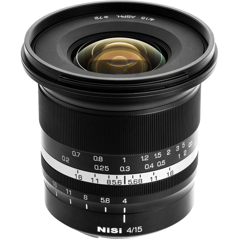 NiSi 15mm f/4 Sunstar ASPH Lens for Leica L (Black)