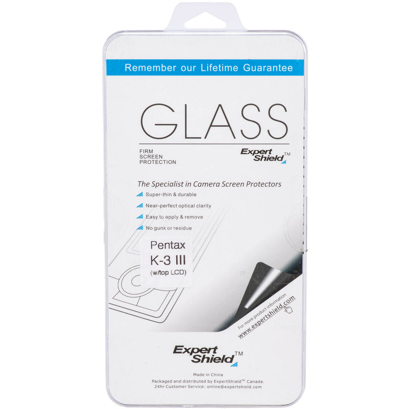 Expert Shield Glass Screen Protector for Pentax K-3 Mark III Digital Camera