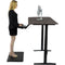 Uncaged Ergonomics Rise Up 2-Stage Electric Height-Adjustable Standing Desk (60 x 30", Black/Black)