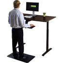 Uncaged Ergonomics Rise Up 2-Stage Electric Height-Adjustable Standing Desk (60 x 30", Black/Black)