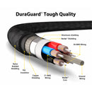 EZQuest DuraGuard USB Type-A to Type-C Cable (7.2')