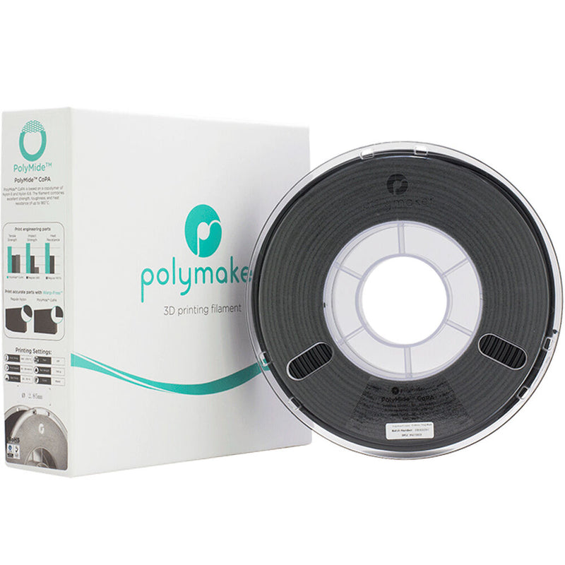 Polymaker PolyMide CoPA 3D Printing Filament 1.65 lb (2.85mm Diameter, Black)