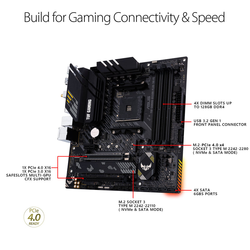 ASUS TUF Gaming B550-Plus Wi-Fi II AM4 ATX Gaming Motherboard